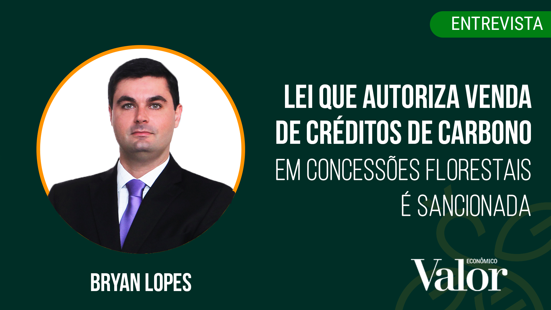 Lei que autoriza venda de créditos de carbono em concessões florestais é sancionada